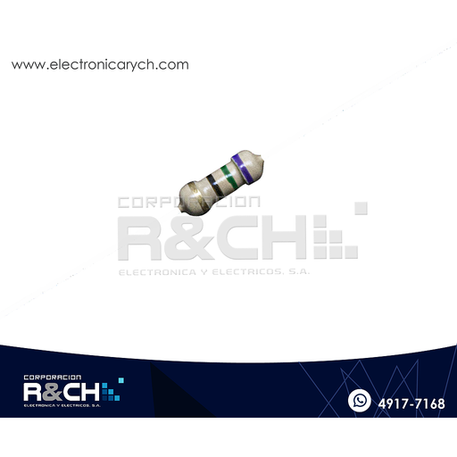 [RX-75/14] RX-75/14 resistencia 75 ohm 1/4 watt