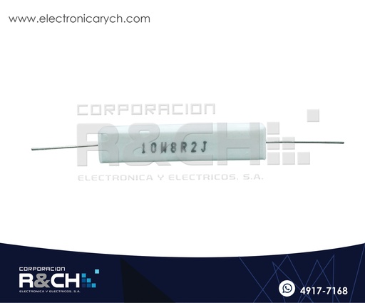 [RX-8.2/10] RX-8.2/10 resistencia 8.2 ohm 10W cemento