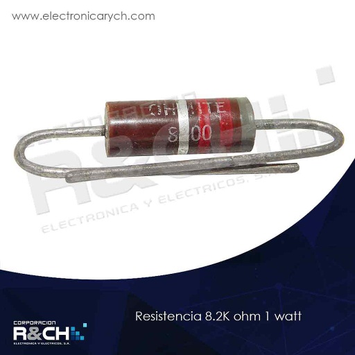 [RX-8.2K/1] RX-8.2K/1 resistencia 8.2K ohm 1 watt