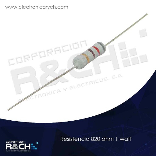 [RX-820/1] RX-820/1 resistencia 820 ohm 1 watt