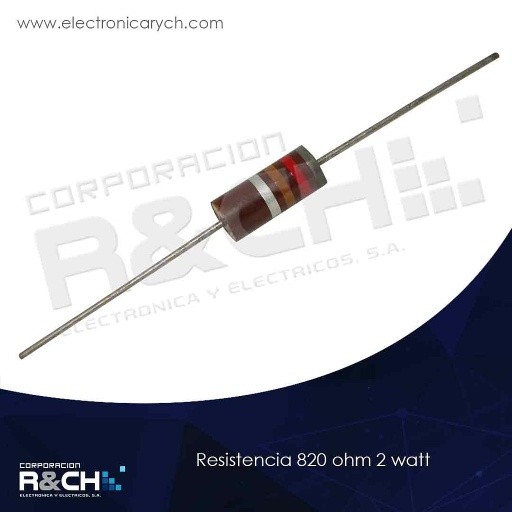 [RX-820/2] RX-820/2 resistencia 820 ohm 2 watt