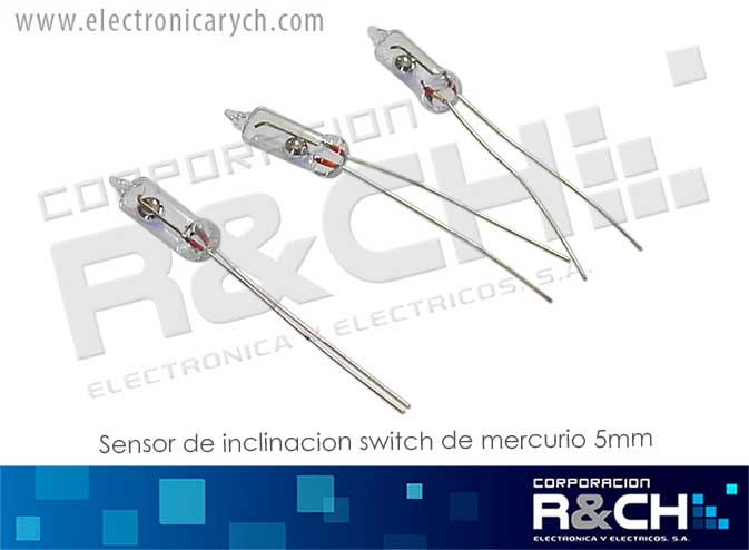 SEN-MER1 sensor de inclinacion switch de mercurio 5mm