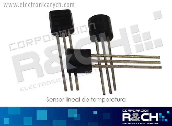 LM35DZ sensor lineal de temperatura