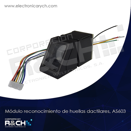 [MD-RHD2] MD-RHD2 Módulo reconocimiento de huellas dactilares, AS603