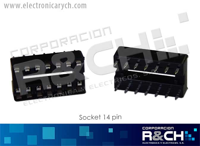 SK-14P socket 14 pin