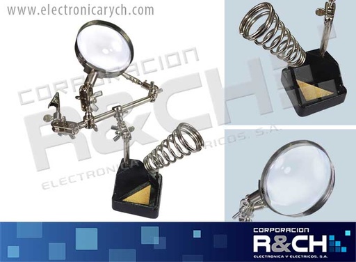 [SP-PL4] SP-PL4 soporte para circuitos pinzas+lupa+porta cauitn