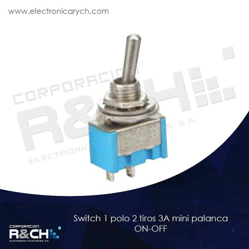 [SW-2033] SW-2033 switch 1 polo 2 tiros 3A mini palanca ON-OFF