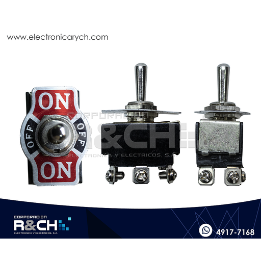 [SW-20362] SW-20362 switch 2 polos 3 tiros  palanca on-off-on 6A