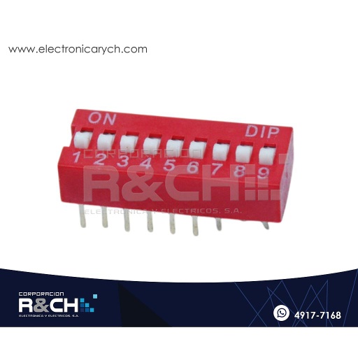 [SW-DIP9] SW-DIP9 Switch DIP 9 posiciones