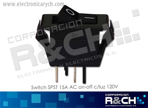 [SW-122] SW-122 switch SPST 15A AC on-off 120V