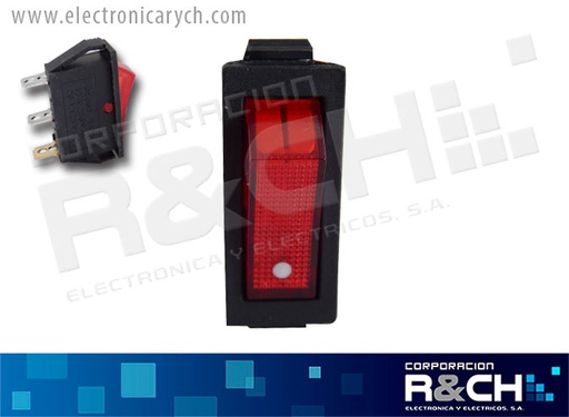 [SW-B15] SW-B15 switch SPST 15- 20A/125-250V on-off c/luz