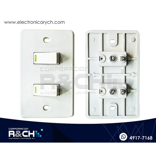 [2260] 2260 switch doble bquelita aguila