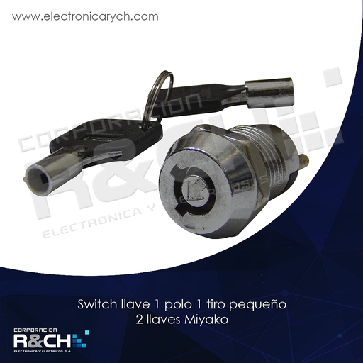 [SW-02] SW-02 switch llave 1 polo 1 tiro pequeño 2 llaves Miyako