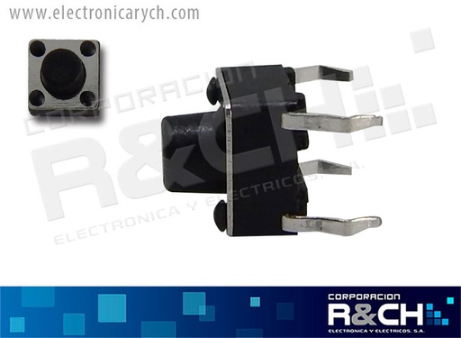 [SW-4P6] SW-4P6 switch pulsador p/teclado 6x6x6mm 4 pin push boton