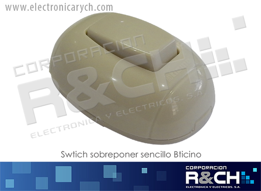 [P53] P53 switch sobreponer tres vias oval Bticino