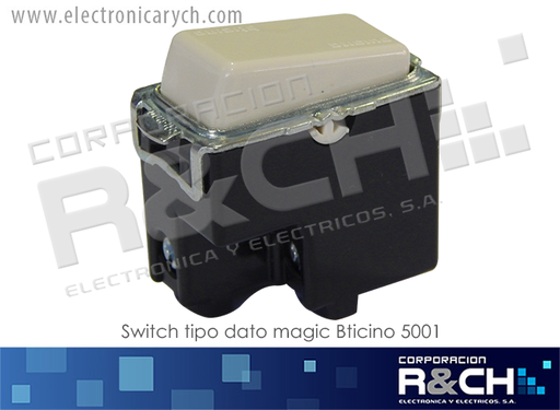 [5001S] 5001S switch tipo dato magic Bticino 5001