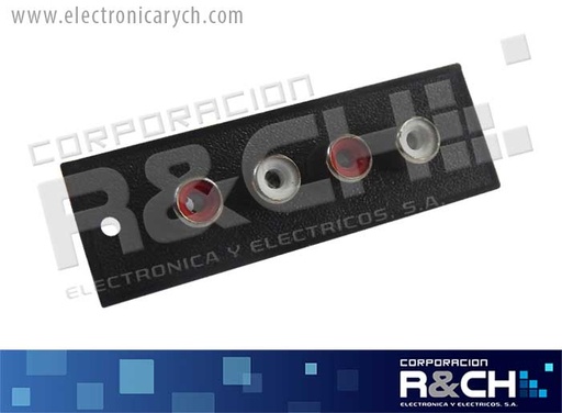 [TM-A4RCA] TM-A4RCA terminal cuadruple para audio RCA