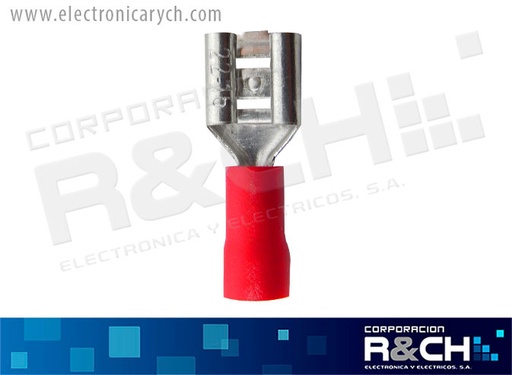 [TM-27] TM-27 terminal hembra rojo 22-18 No.250