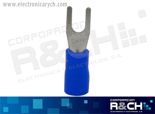 [TM-24] TM-24 terminal tipo U 16-14 azul No.6