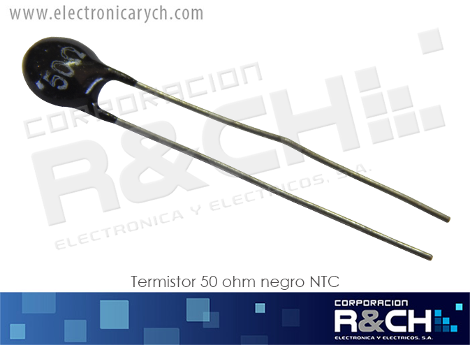 TM-50 termistor 50 ohm negro NTC