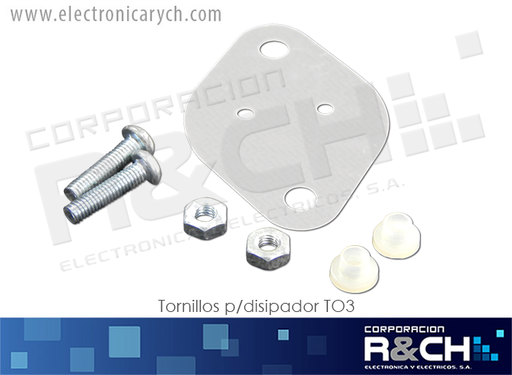 [TR-TO3] TR-TO3 tornillos p/disipador TO3