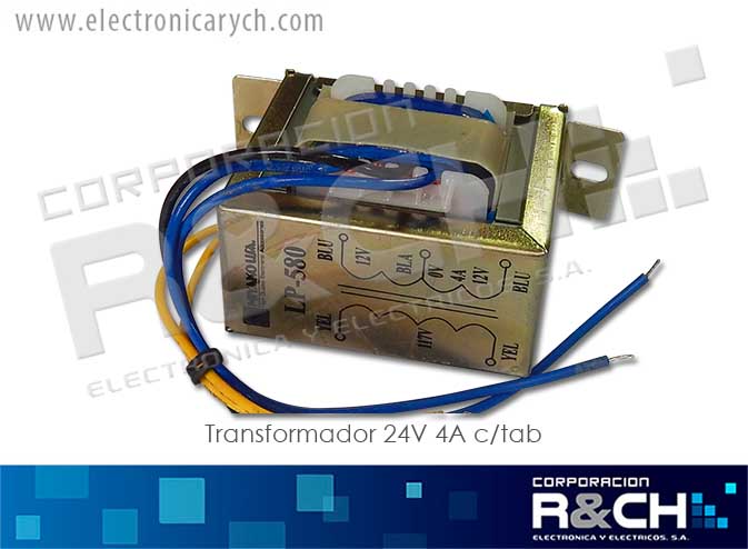 TF-24/4T transformador 24V 4A c/tab