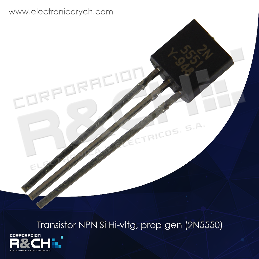 NTE194 transistor NPN Si Hi-vltg, prop gen (2N5550)