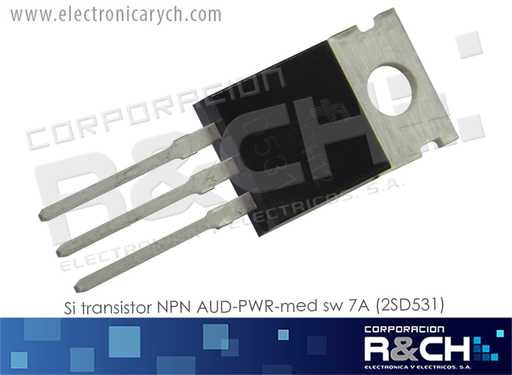 [NTE196] NTE196 transistor NPN Si aud-pwr med-sw 7A (2SD531)