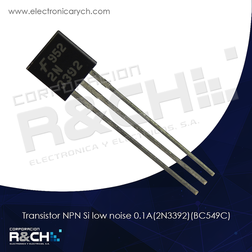[NTE199] NTE199 Transistor NPN Si low noise 0.1A(2N3392)(BC549C)