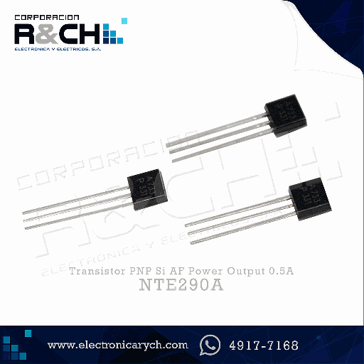 [NTE290A] NTE290A transistor PNP Si AF Power Output 0.5A