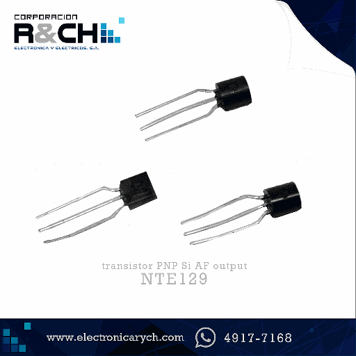 [NTE129] NTE129 transistor PNP Si AF output