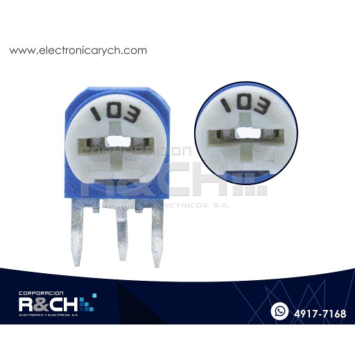 [RM65-10KV] RM65-10KV trimpot 10K ohm 8mm vertical 103