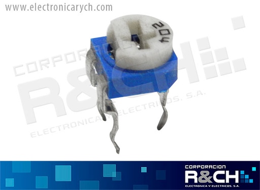 [RM65-200] RM65-200 trimpot 200 ohm horizontal