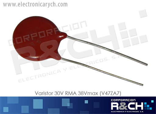 [VA-30/38] VA-30/38 varistor 30V RMA 38Vmax (V47ZA7)