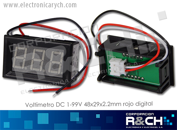 Voltímetro-Amperímetro Digital DC 100V - 10A – Sumador