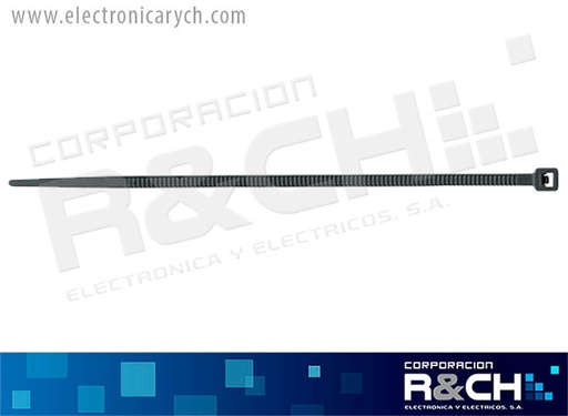 [HM-CT-10BK] HM-CT-10BK cincho plastico 10" negro 100 unidades