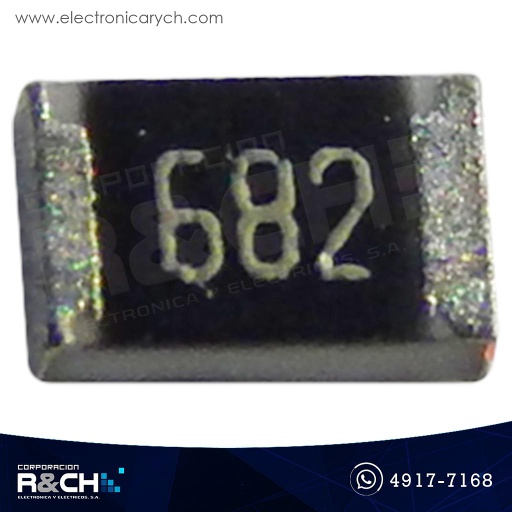 [R0805-6.8K] R0805-6.8K Resistencia 6.8K ohm 1/8W SMD