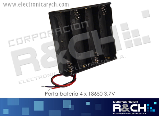 [PR-186504] PR-186504 porta bateria 4 x 18650 3.7V