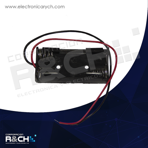 [PR-B2XAAA] PR-B2XAAA porta bateria 2xAAA