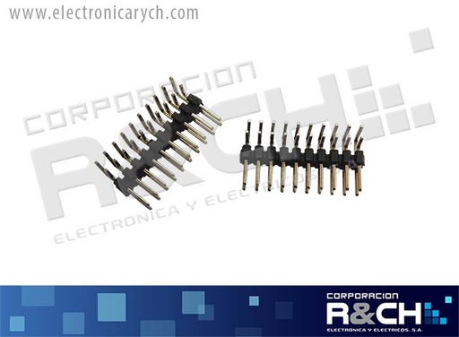 [CN-IDC2X10MA] CN-IDC2X10MA conector IDC doble  2x10 pin macho angular