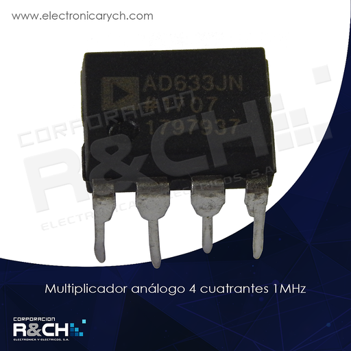 [AD633JN] AD633JN multiplicador análogo 4 cuatrantes 1MHz, multiplicador