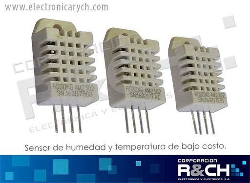 [DHT22] DHT22 Sensor de Humedad DHT22  -40°C a 80°C 3.3 a 5VDC