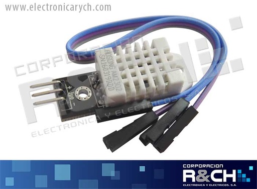 [MD-DHT22] MD-DHT22 Modulo Sensor de Humedad DHT22  -40°C a 80°C 3.3 a 5VDC
