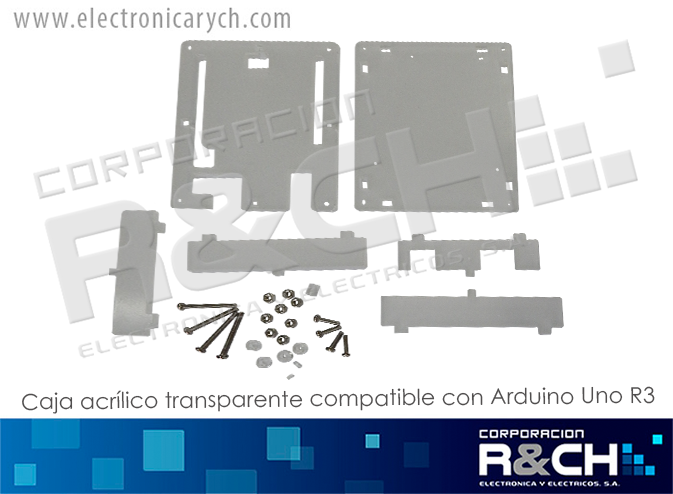 A000009G caja acrilico transparente compatible con arduino uno R3