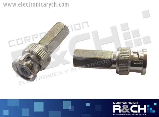 [MF-30] MF-30 plug BNC hembra twist para RG-59