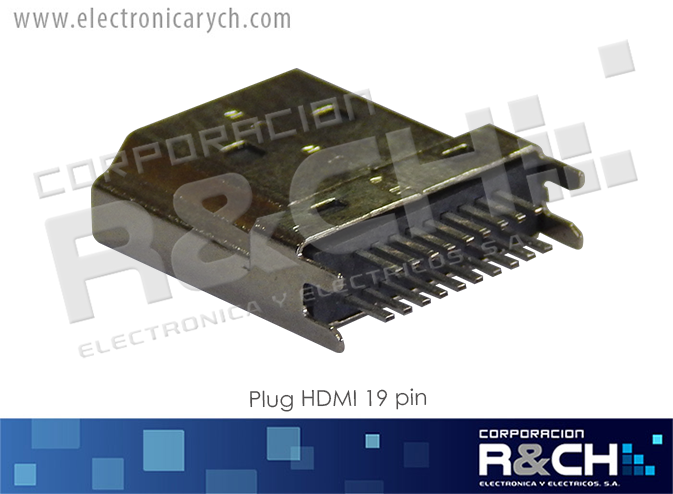 PL-HDMI plug HDMI 19 pin