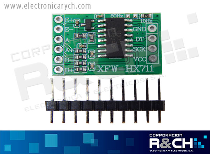 MD-HX711 modulo conversor Analógico/Digital de 24 bit, para balanza electronica
