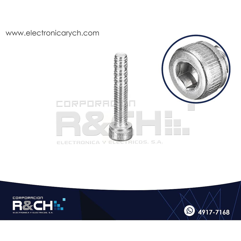 TOR-H325 Tornillo M3x25mm Cabeza Hexagonal interior