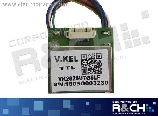 [MD-VKEL] MD-VKEL modulo GPS con antena VK2828U7G5LF TTL 1-10Hz