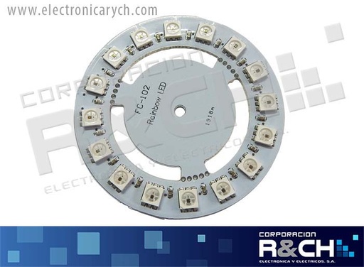[MD-2811] MD-2811 modulo led RGB 5050 circular 16 leds 5V